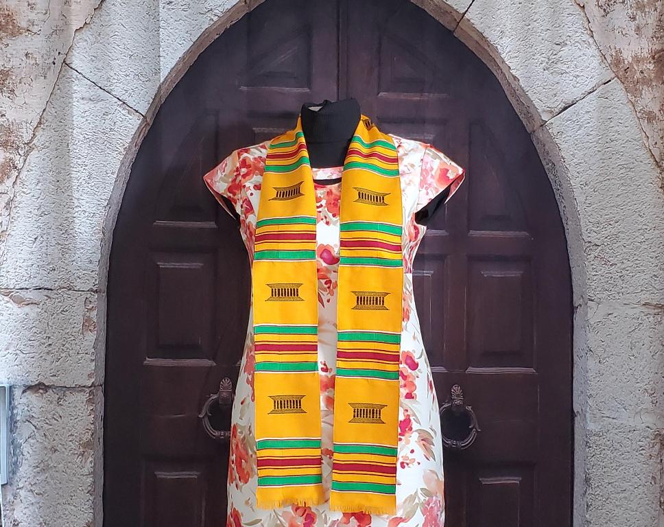 Traditional Gold Kente Stoles