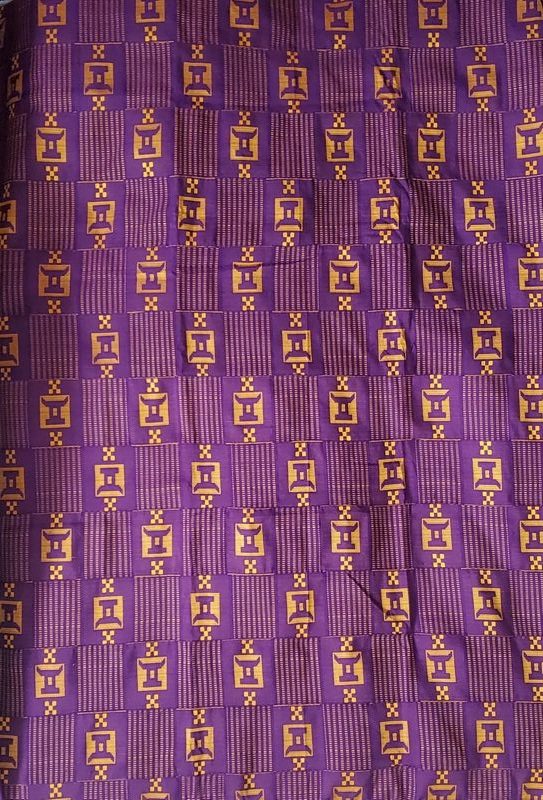 Altar Cloth Purple and Gold Stools