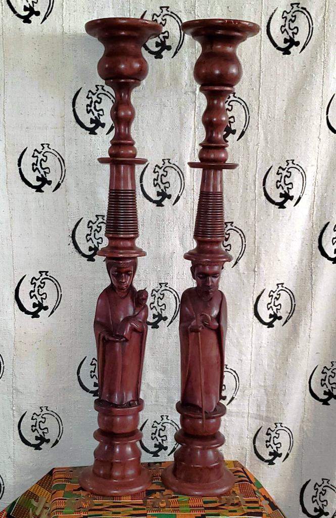 36″ Mary and Joseph Candleholders