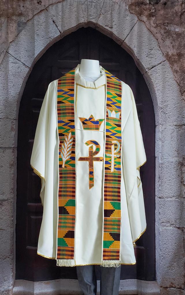 Off White Chasuble Crown